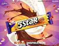 Cadbury 5 Star Chocolate Bar - 35.2 gm