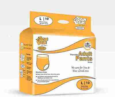 BonBon Adult Diapers - LARGE (10 pcs)