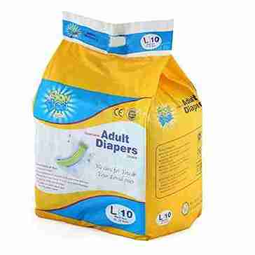 BonBon Unisex Adult Diapers - LARGE (10 pcs)