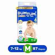 Bumtum Baby Diaper Pants MEDIUM Size - 87 Pcs