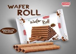 Champion Chocolate Wafer Rolls-50 gm