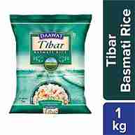 Daawat Tibar Basmati Rice - 1 kg  + 100 gm
