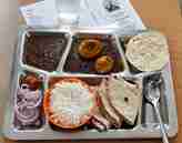 Andakari (Egg) + Papad + Rice + Bhakari