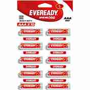 Eveready Red 1012 AAA Carbon Zinc Batteries (