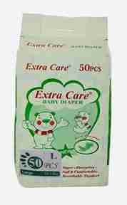 Cotton Extra Care Baby Diaper - LARGE (50 pcs