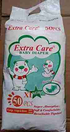 Cotton Extra Care Baby Diaper - XL (50 pcs)