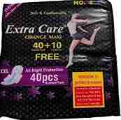 Extra Care XXL Orange Maxi Pads 40 + 10 Free