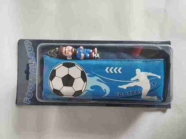 Football Pen Pouch Blue