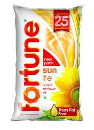 Fortune Sunlite Refined Sunflower Oil - 1 L