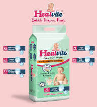 Healvite Baby Pants Diapers LARGE Size-72 Pcs