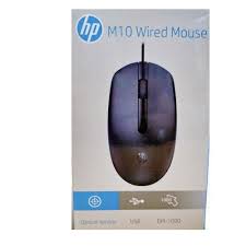 HP M10 Wired Mouse USB DP1000 Optical Sensor