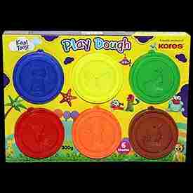Kores Play Dough 6 Shades