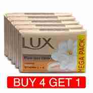 Lux Bright Glow Jasmine Soap- 4+1 Free