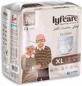 Lyfcare Classic Pull-Up Pants - XL (10 Pcs) 