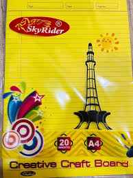 Sky Rider Creative Craft Board A4-20 P