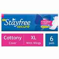 Stayfree Secure Sanitary Pads - XL 6 U