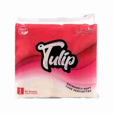 Tulip White Tissue Paper - 80 pcs