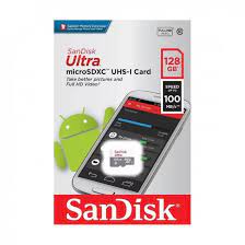 Ultra SanDisk UHS Memory Card 128 GB