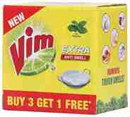 Vim Dishwash Bar Buy 3 Get 1 Free-90X4