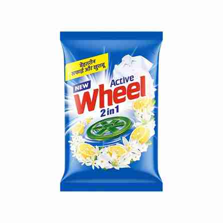 Wheel Active 2 in 1 Detergent Powder - 500 gm