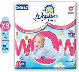 Wowper Baby Diapers Pant XS-80 Pcs